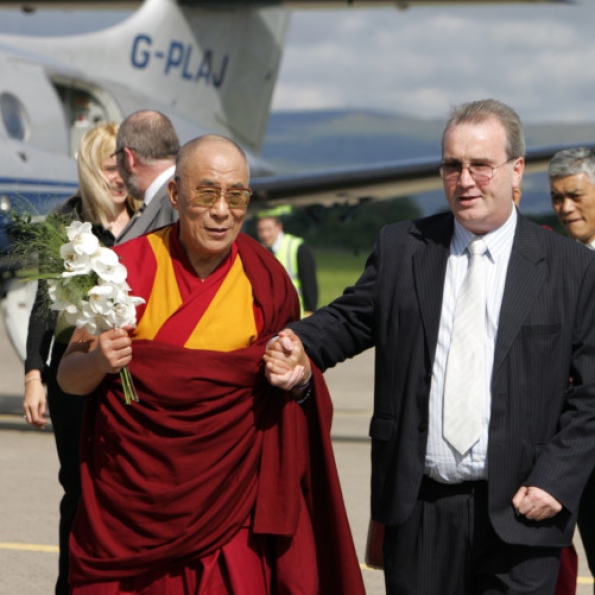 Ричард Мур встречает Далай-ламу, 18.04.2013