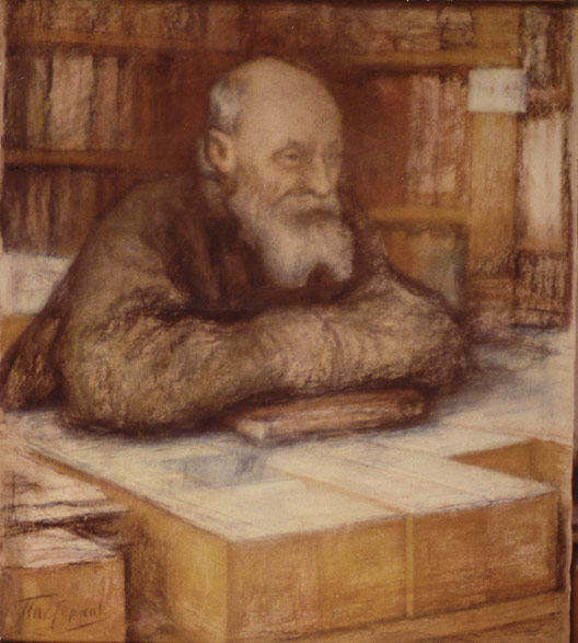 Николай Фёдоров, портрет работы Леонида Пастернака