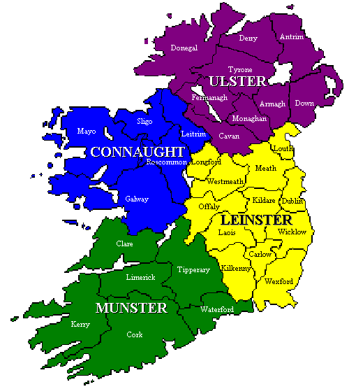 Административное деление в Ирландии