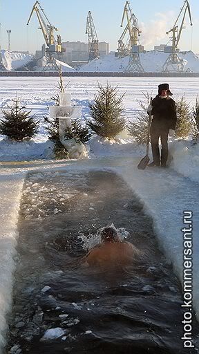 Крещенские купания 2010 года