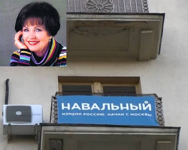 Баннер в поддержку Навального Натальи Фатеевой