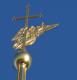Солнечный ангел на шпиле Петропавловского собора