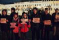 Митинг в Санкт-Петербурге памяти Карины Залесовой